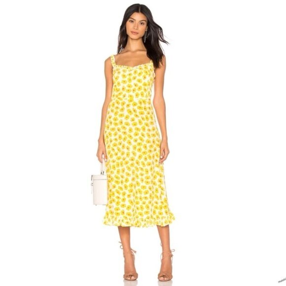 Faithfull the Brand Noemie floral midi dress - Picture 6 of 15